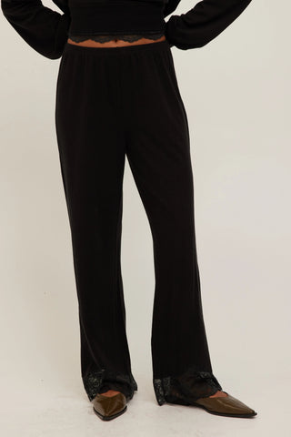 Project Social Malibu Lace Trim Pants