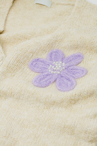 Q2 Embroidered Flower Cardigan - Premium clothing at Lonnys NY - Just $82! Shop Womens clothing now 