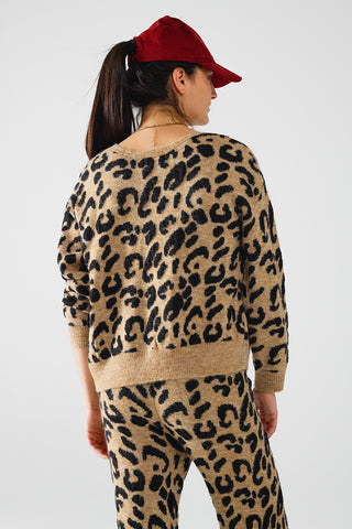 Q2 Leopard Print Cardigan - Premium clothing at Lonnys NY - Just $75! Shop Womens clothing now 