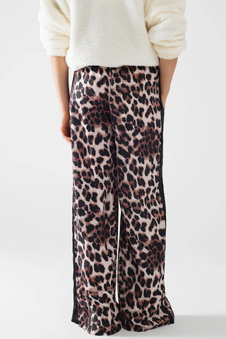 Q2 Wide Leg Leopard Print Pants - Premium clothing at Lonnys NY - Just $65! Shop Womens clothing now 