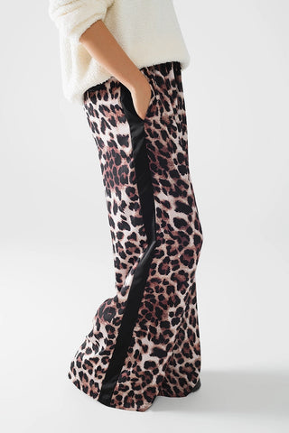 Q2 Wide Leg Leopard Print Pants - Premium clothing at Lonnys NY - Just $65! Shop Womens clothing now 