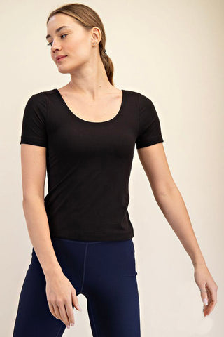 RM Butter Soft Short Sleeve Top - Premium clothing at Lonnys NY - Just $25! Shop Womens clothing now 