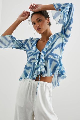 Rails Nicoletta Ruffle Shirt - Premium Shirts & Tops at Lonnys NY - Just $228! Shop Womens clothing now 