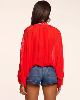 Ramy Brook Angie Embellished Cover Up Top