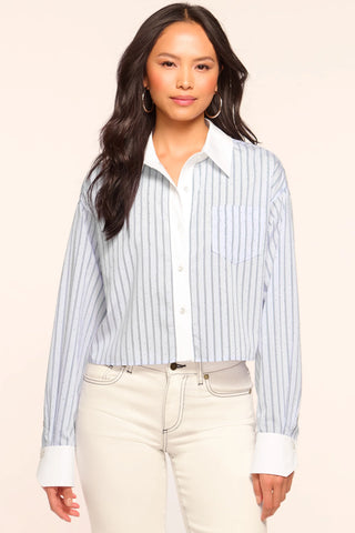 Ramy Brook Lennox Crystal Embellished Shirt - Premium clothing at Lonnys NY - Just $295! Shop Womens clothing now 