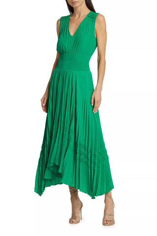 Ramy Brook Livia Smocked Midi Dress - Premium dresses at Lonnys NY - Just $595! Shop Womens clothing now 