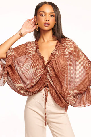 Ramy Brook Susanna Blouse - Premium clothing at Lonnys NY - Just $385! Shop Womens clothing now 