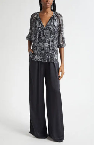 Ramy Brook Selva Paisley Top