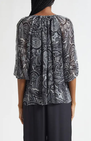 Ramy Brook Selva Paisley Top