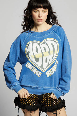 Recycled Karma Vintage 1980s Heart Sweatshirt - Premium clothing at Lonnys NY - Just $68! Shop Womens clothing now 