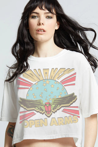 Recycled Karma Journey Cropped Band Tee - Premium clothing at Lonnys NY - Just $48! Shop Womens clothing now 