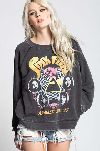 Recycled Karma Pink Floyd Animals Tour Sweatshirt - Premium clothing at Lonnys NY - Just $68! Shop Womens clothing now 