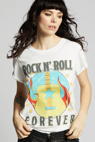 Recycled Karma Rock N' Roll Forever Tee - Premium clothing at Lonnys NY - Just $48! Shop Womens clothing now 