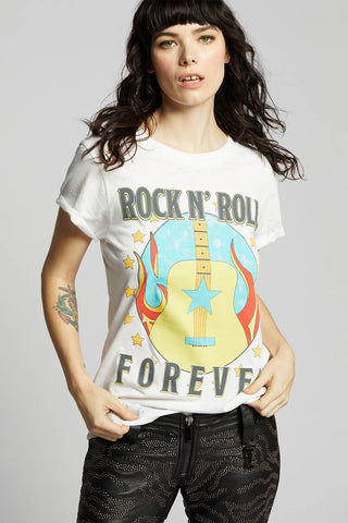 Recycled Karma Rock N' Roll Forever Tee - Premium clothing at Lonnys NY - Just $48! Shop Womens clothing now 