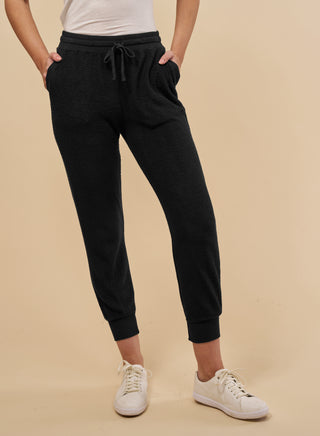 Red Haute Sherpa Joggers - Premium clothing at Lonnys NY - Just $108! Shop Womens clothing now 