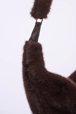 Rino & Pelle Nayla Faux Fur Crossbody Bag