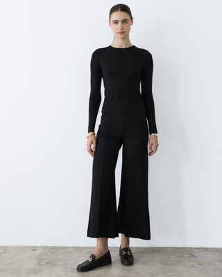 Ripley Rader Ponte Knit Cropped Wide Leg Pants