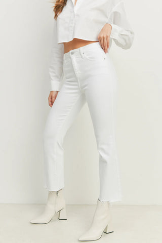 Just Black Denim Vintage Crop Flare Jeans - Premium clothing at Lonnys NY - Just $93! Shop Womens clothing now 
