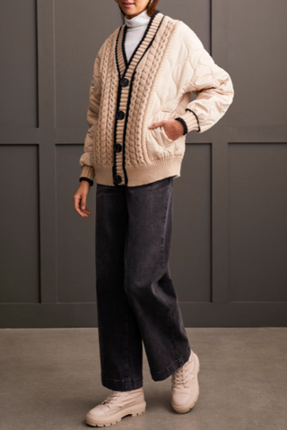 Tribal Quilted Cardigan - Premium clothing at Lonnys NY - Just $174! Shop Womens clothing now 