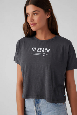 Sol Angeles To Beach Boxy Tee - Premium Shirts & Tops at Lonnys NY - Just $68! Shop Womens clothing now 