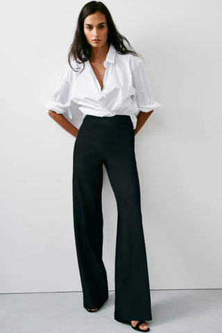 Spanx Perfect Ponte Wide Leg Pants - Premium clothing at Lonnys NY - Just $148! Shop Womens clothing now 