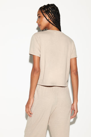 Spiritual Gangster Quincey Slub Tee - Premium clothing at Lonnys NY - Just $78! Shop Womens clothing now 