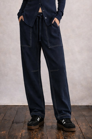 Stateside Baby French Drawstring Saddle Sweatpants