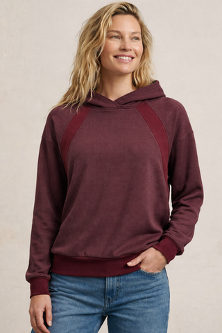 Stateside Melange Thermal Raglan Hoodie