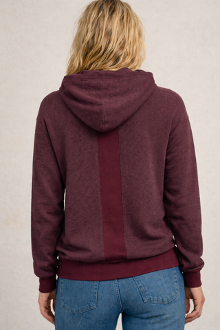 Stateside Melange Thermal Raglan Hoodie