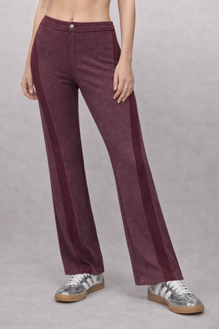 Stateside Melange Thermal Snap Front Pants