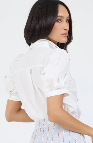 Stellah Nadia Embellished Top