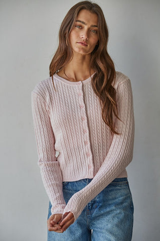 Talk To Angels Avon Cable Cardigan