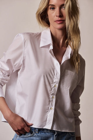 The Shirt Long Sleeve Boxy Cropped Shirt - Premium clothing at Lonnys NY - Just $150! Shop Womens clothing now 