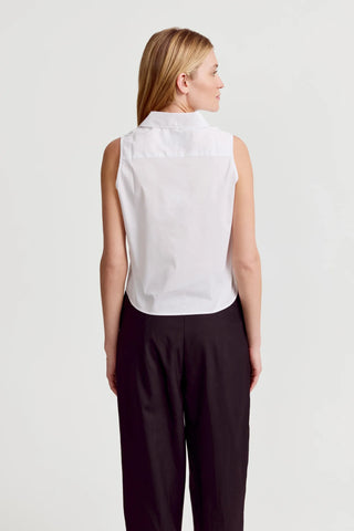 The Shirt Boxy Cropped Sleeveless Shirt - Premium clothing at Lonnys NY - Just $120! Shop Womens clothing now 