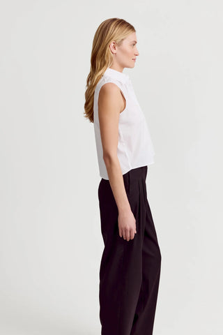 The Shirt Boxy Cropped Sleeveless Shirt - Premium clothing at Lonnys NY - Just $120! Shop Womens clothing now 