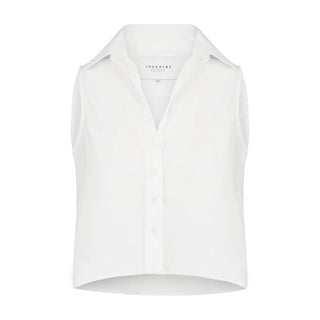 The Shirt Boxy Cropped Sleeveless Shirt - Premium clothing at Lonnys NY - Just $120! Shop Womens clothing now 