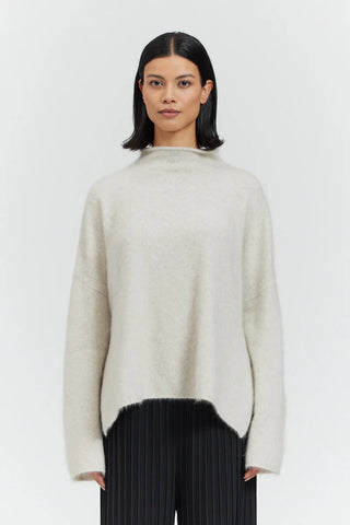 There Elsewhere Mock Neck Side Slit Sweater - Premium clothing at Lonnys NY - Just $190! Shop Womens clothing now 