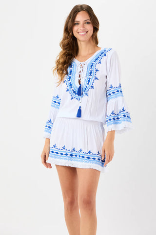 Tiare Hawaii Greek Islands Mini Dress - Premium clothing at Lonnys NY - Just $130! Shop Womens clothing now 