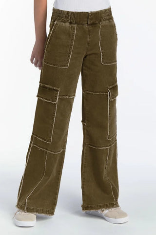 Tractr Mid Rise Cargo Lounge Pants - Premium clothing at Lonnys NY - Just $92! Shop Womens clothing now 