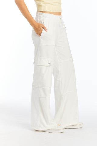 Tractr Mid Rise Cargo Lounge Pants