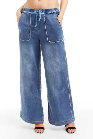 Tractr Mid Rise Lounge Pant - Premium clothing at Lonnys NY - Just $92! Shop Womens clothing now 