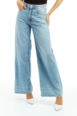 Tractr Wide Leg Outseam Jeans - Premium clothing at Lonnys NY - Just $88! Shop Womens clothing now 