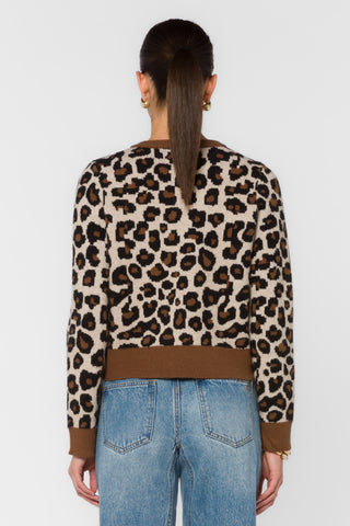 Velvet Heart Aylin Leopard Print Cardigan
