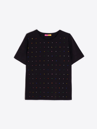 Vilagallo Rhinestone Tee Shirt