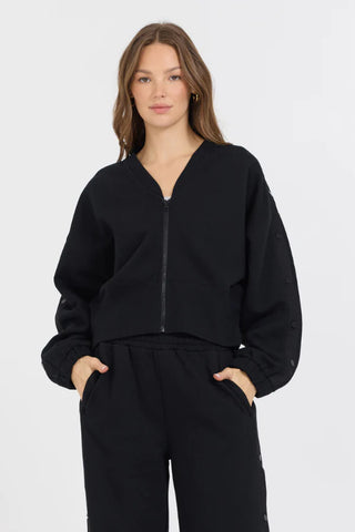 Vintage Havana Fleece Snap Sleeve Zip Up - Premium clothing at Lonnys NY - Just $78! Shop Womens clothing now 