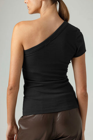 Sundays Delta One Shoulder Tee - Premium clothing at Lonnys NY - Just $95! Shop Womens clothing now 