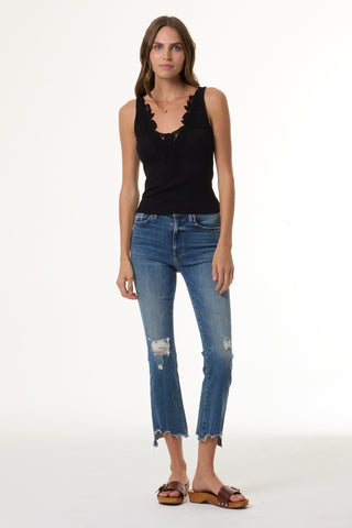 YFB Roza Embroidered Lace Tank Top