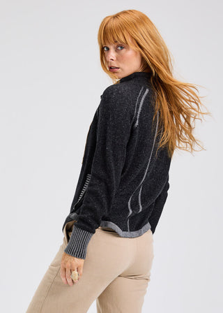 Zaket & Plover Two Tone Zip Up