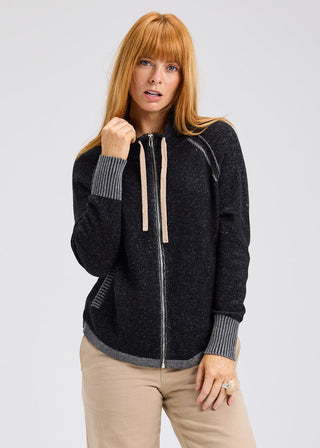 Zaket & Plover Two Tone Zip Up