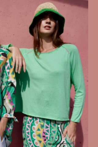 Zaket & Plover Crew Neck Top - Premium Shirts & Tops at Lonnys NY - Just $125! Shop Womens clothing now 